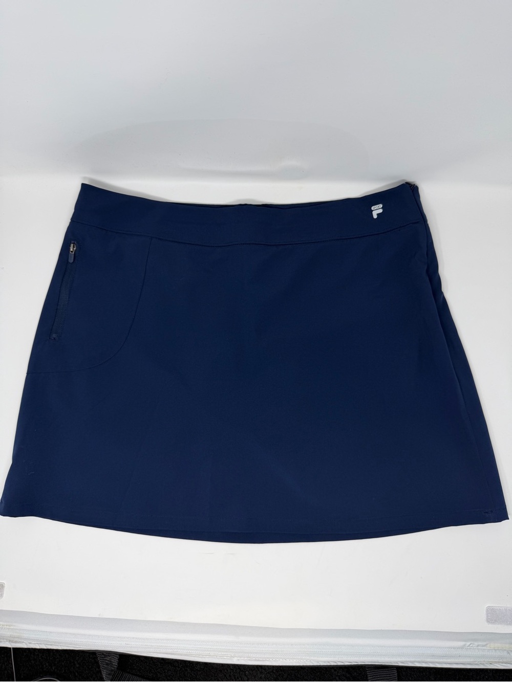 Fila Navy Athletic A-Line Skort with Zipper Pocket #pickleball #tennis #athletic